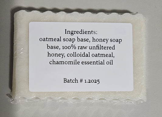 Honey and Oats Soap Bar