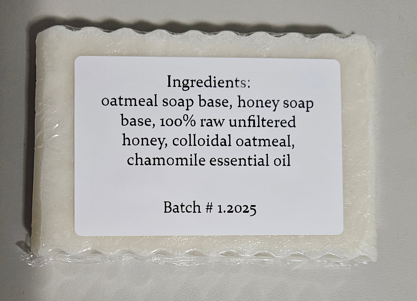 Honey and Oats Soap Bar